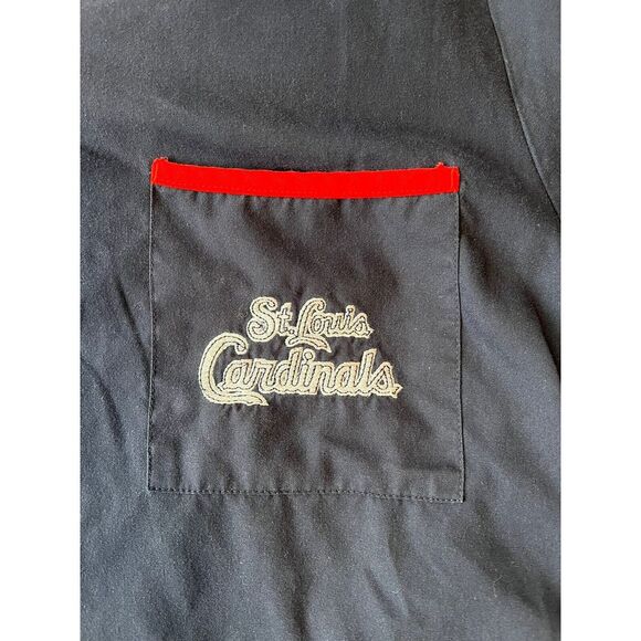 MLB St Louis Cardinals Rare Unisex Scrub Pull Over T-shirt Size Medium - Picture 2 of 8